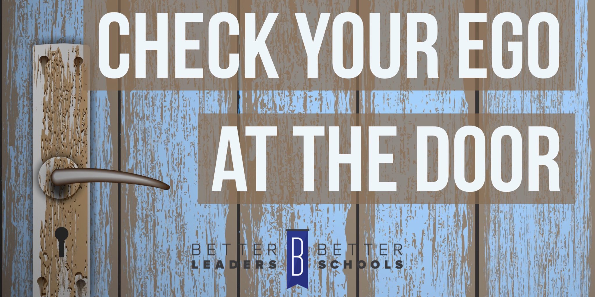 Glenn Robbins says to check your ego at the door