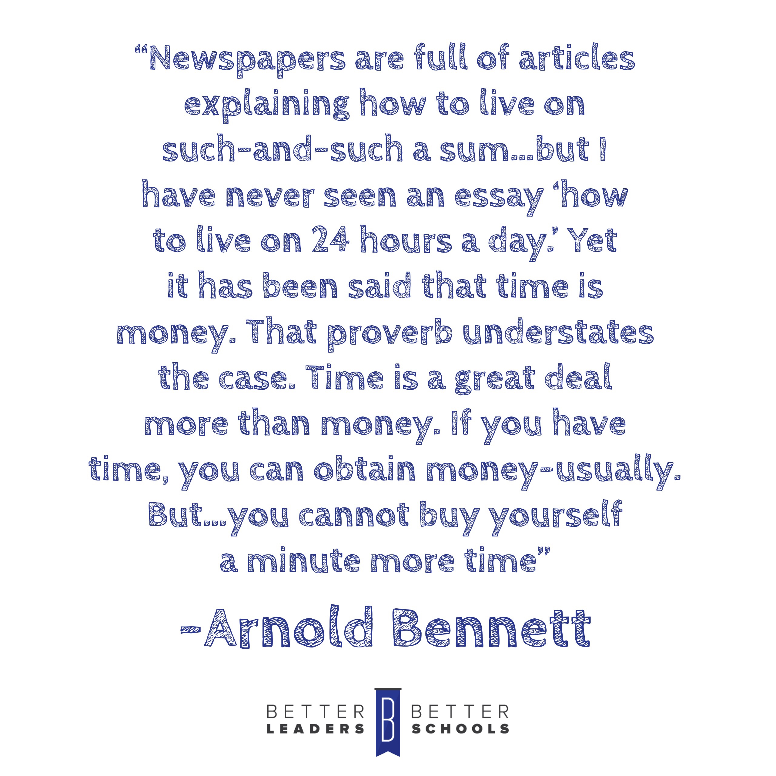 Time Blocking Template Quote #3 Time Blocking Template quote from arnold bennett