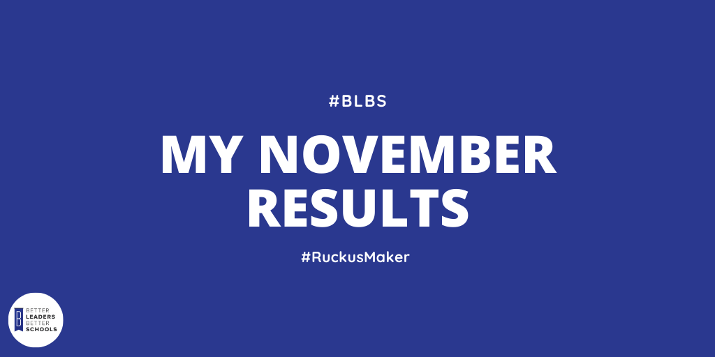 My November 2019 Results