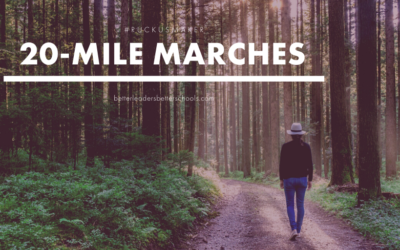 20-mile marches