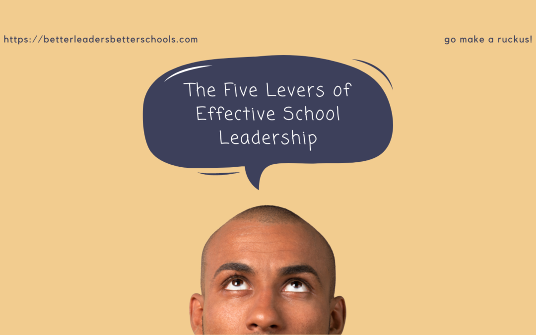 Is your school leadership style getting you poor results? Use the 5 levers of school leadership most principals don’t realize are available