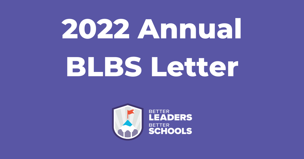2022 Letter to the BLBS Tribe